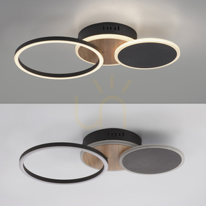 SEVENT 14116-78 Taklampa, träfinish, 1xLED small 15
