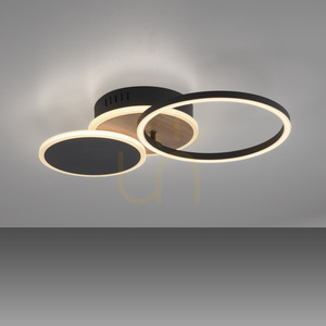 SEVENT 14116-78 Taklampa, träfinish, 1xLED small 5