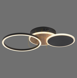 SEVENT 14116-78 Taklampa, träfinish, 1xLED small 0