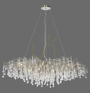 ICICLE 2031-55 taklampa, silver, 15xG9 small 1