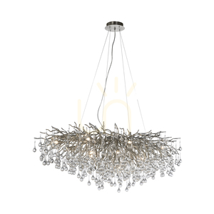 ICICLE 2031-55 taklampa, silver, 15xG9 small 6