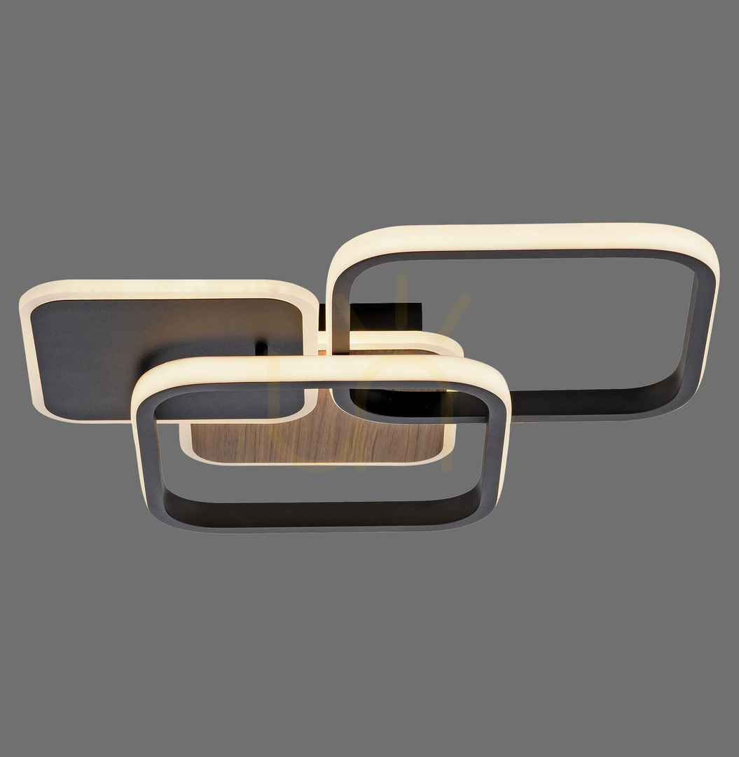 Utsikt SEVENT 14117-78 Taklampa, träfinish, 1xLED SEVENT 14117-78 Taklampa, träfinish, 1xLED