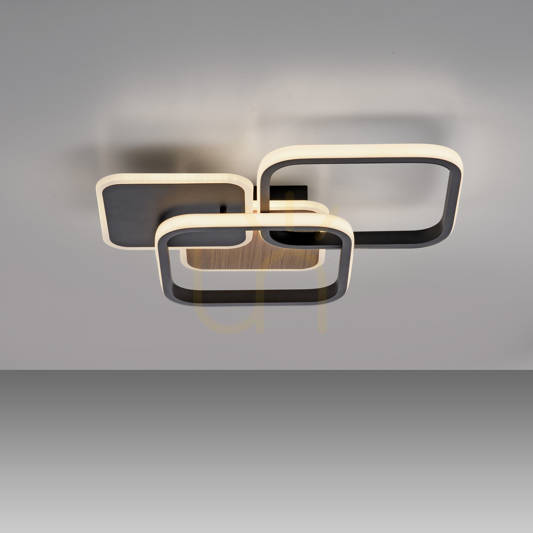 Kontrollera SEVENT 14117-78 Taklampa, träfinish, 1xLED SEVENT 14117-78 Taklampa, träfinish, 1xLED