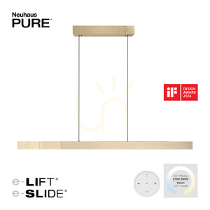 PURE-MOTO-RISE 2545-60 Guld 3xLED-pendellampa small 1