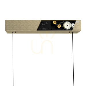 PURE-MOTO-RISE 2545-60 Guld 3xLED-pendellampa small 11