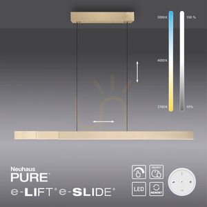PURE-MOTO-RISE 2545-60 Guld 3xLED-pendellampa small 14