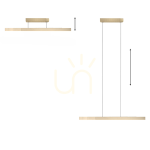 PURE-MOTO-RISE 2545-60 Guld 3xLED-pendellampa small 15
