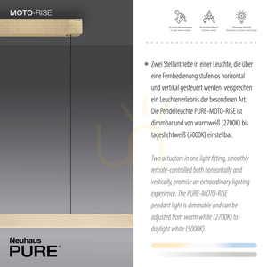PURE-MOTO-RISE 2545-60 Guld 3xLED-pendellampa small 3