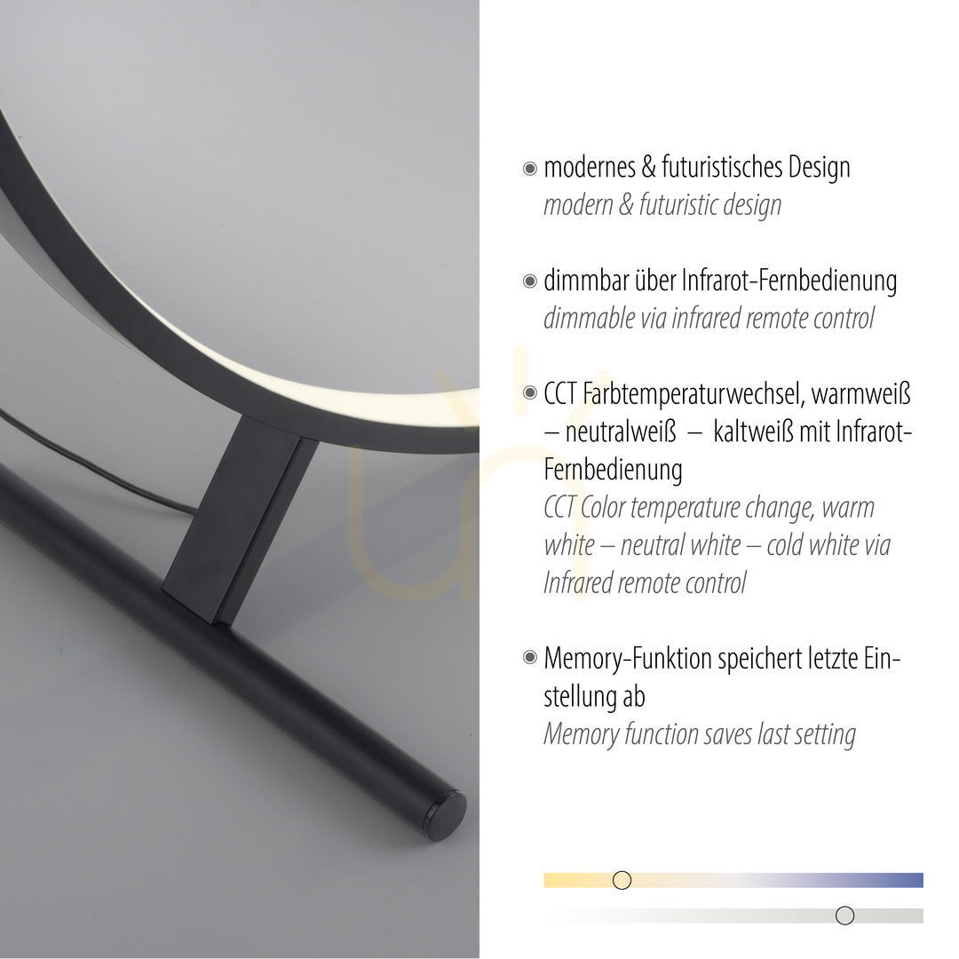 Display HULA 320-18 golvlampa, svart, 1xLED HULA 320-18 golvlampa, svart, 1xLED