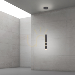 Svart LED-pendellampa Paul Neuhaus PURE-VEGA 2211-18, 3000 K small 2