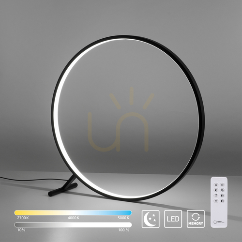 Kontrollera HULA 319-18 Golvlampa, svart, 1xLED