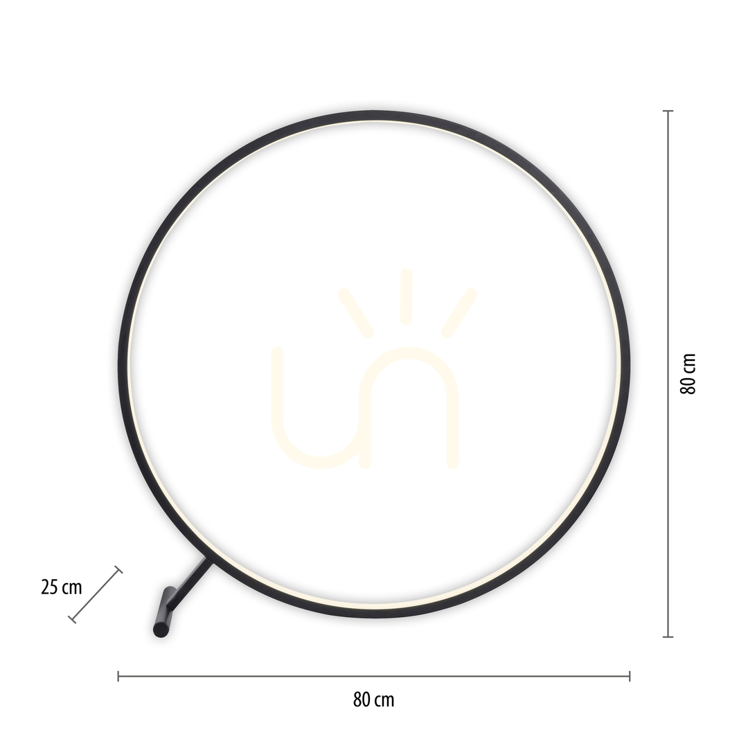 Display HULA 319-18 Golvlampa, svart, 1xLED HULA 319-18 Golvlampa, svart, 1xLED