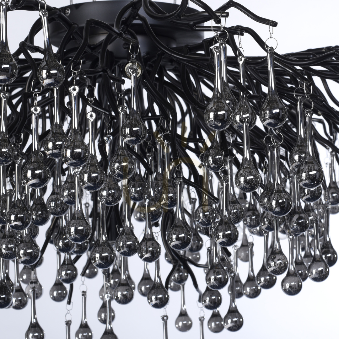 Förhandsvisning ICICLE 8092-18 Taklampa, svart, 14xG9 ICICLE 8092-18 Taklampa, svart, 14xG9