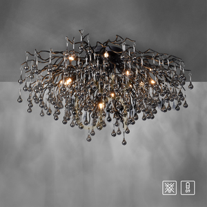 ICICLE 8092-18 Taklampa, svart, 14xG9 13 ICICLE 8092-18 Taklampa, svart, 14xG9 small 13