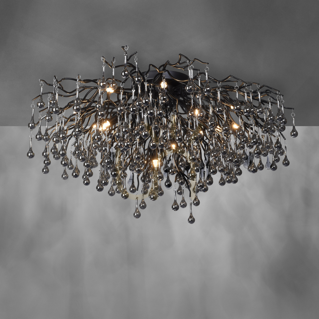 Kontrollera ICICLE 8092-18 Taklampa, svart, 14xG9 ICICLE 8092-18 Taklampa, svart, 14xG9