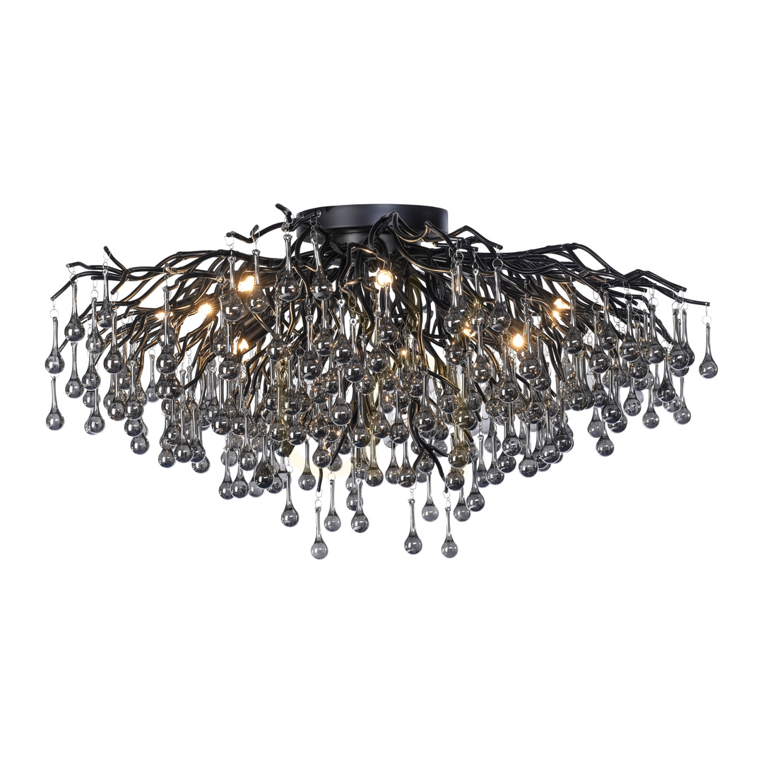 Förhandsvisning ICICLE 8092-18 Taklampa, svart, 14xG9 ICICLE 8092-18 Taklampa, svart, 14xG9