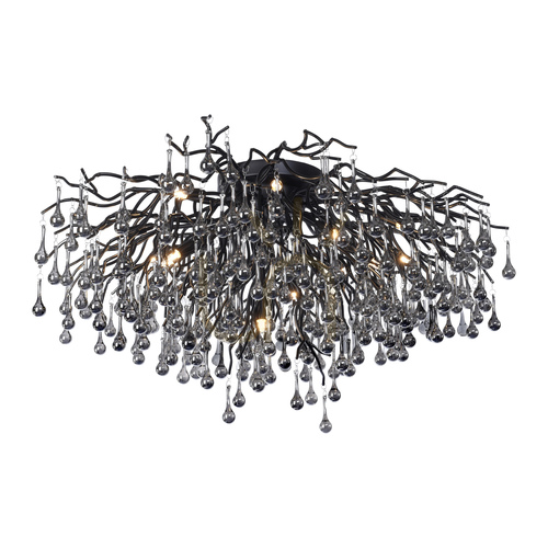 Kontrollera ICICLE 8092-18 Taklampa, svart, 14xG9