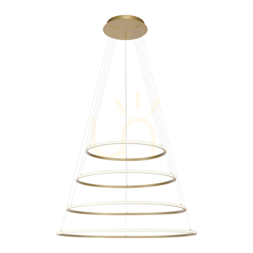 Kontrollera TESSARA 2124-60 Pendellampa i mässing med 1 LED-lampa