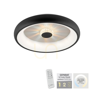 VERTIGO 14384-18 Svart taklampa, 1xLED 1 VERTIGO 14384-18 Svart taklampa, 1xLED small 1