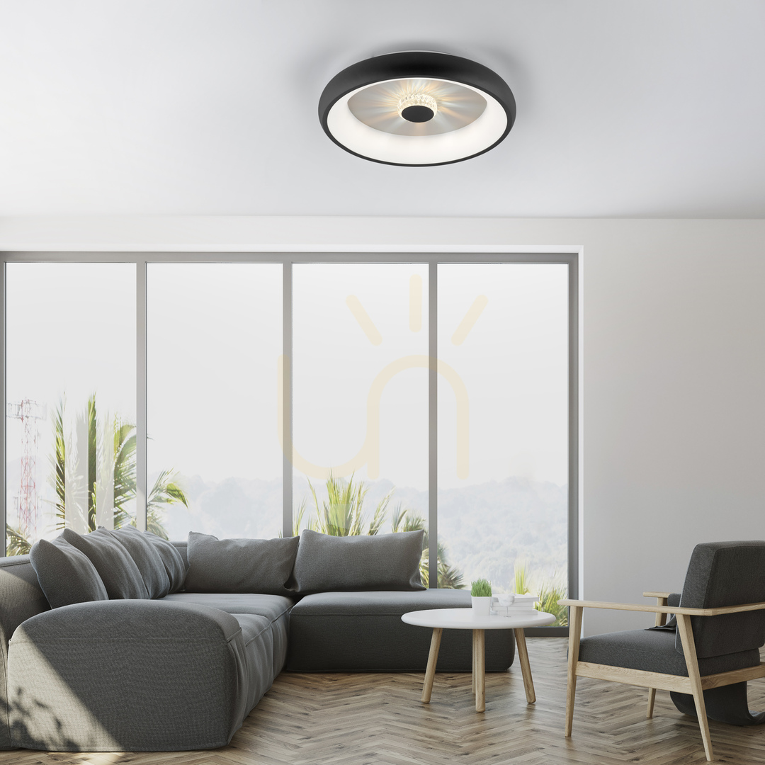 Förhandsvisning VERTIGO 14384-18 Svart taklampa, 1xLED VERTIGO 14384-18 Svart taklampa, 1xLED