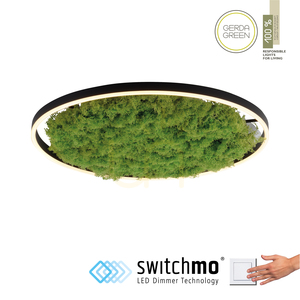 GREEN RITUS 15392-66 Beige taklampa, 1xLED small 1