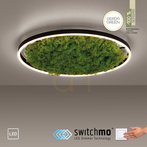 GREEN RITUS 15392-66 Beige taklampa, 1xLED small 11