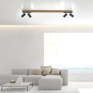 PURE-LINES 6121-79 Taklampa, träfinish, 5xLED 2 PURE-LINES 6121-79 Taklampa, träfinish, 5xLED small 2