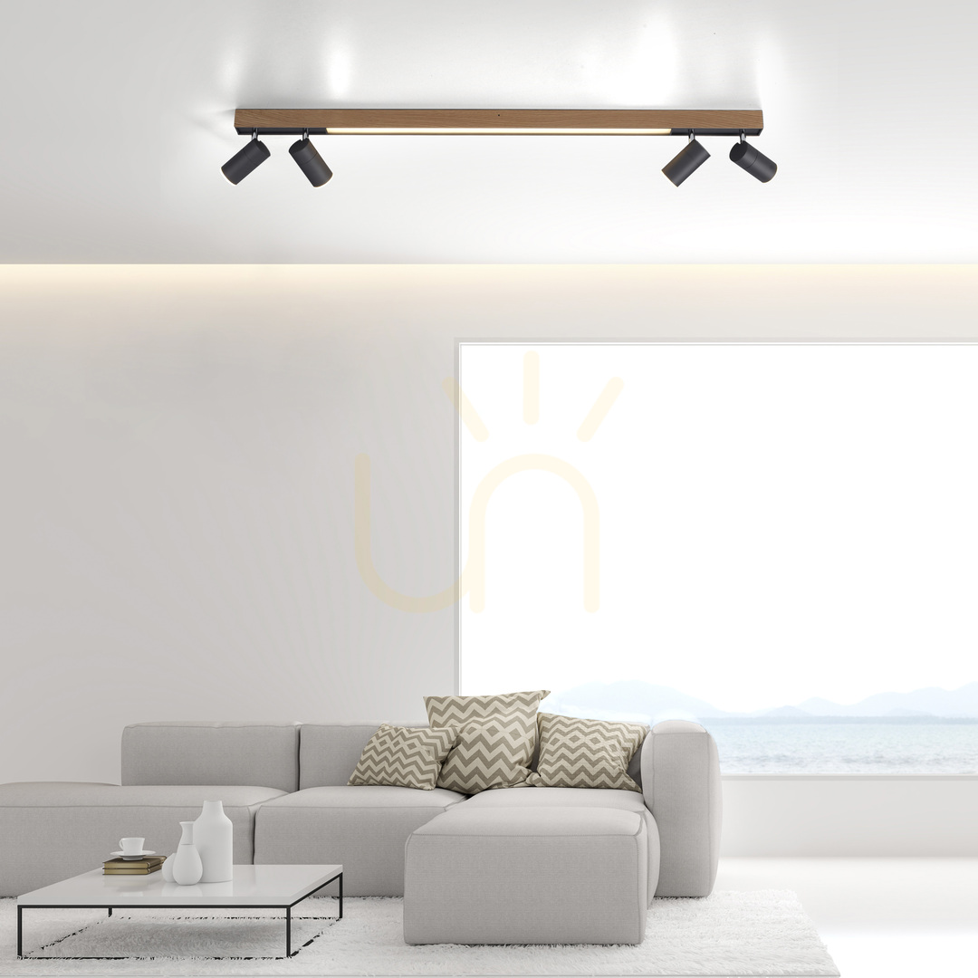 Förhandsvisning PURE-LINES 6121-79 Taklampa, träfinish, 5xLED PURE-LINES 6121-79 Taklampa, träfinish, 5xLED
