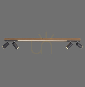 PURE-LINES 6121-79 Taklampa, träfinish, 5xLED 7 PURE-LINES 6121-79 Taklampa, träfinish, 5xLED small 7
