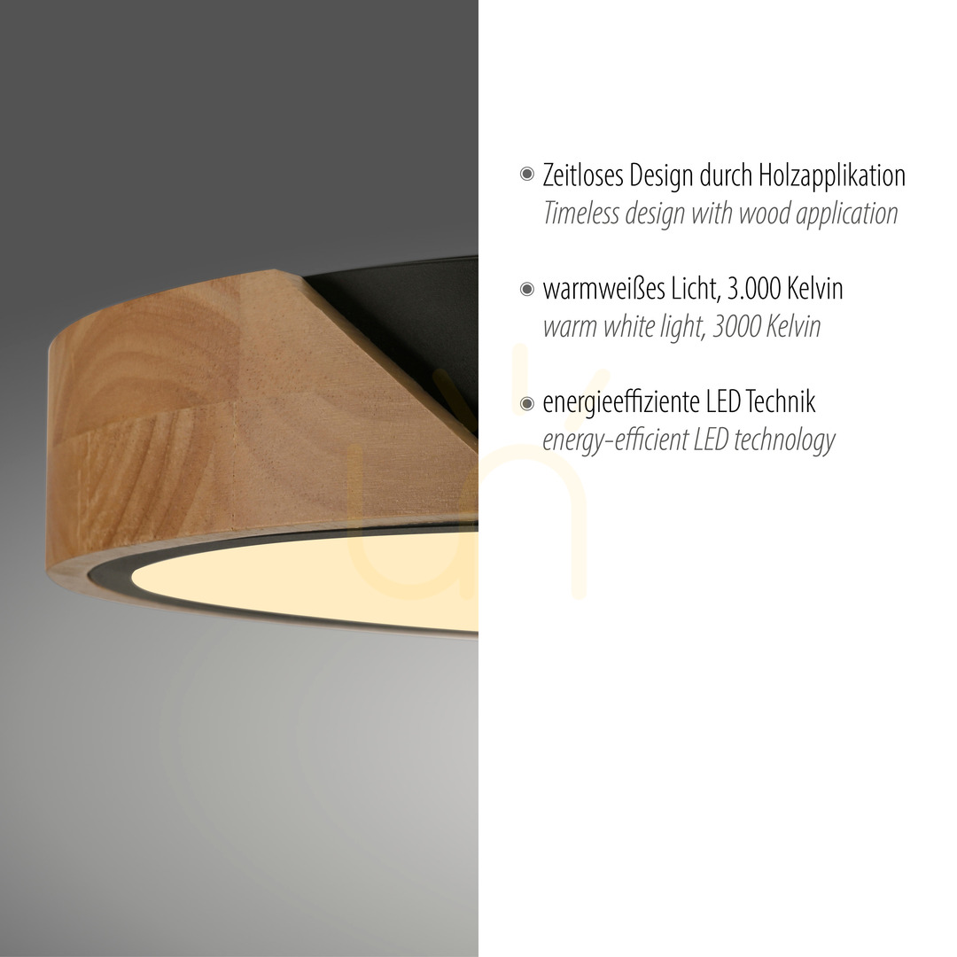 Display BILA 14288-18 Svart taklampa, 1xLED BILA 14288-18 Svart taklampa, 1xLED