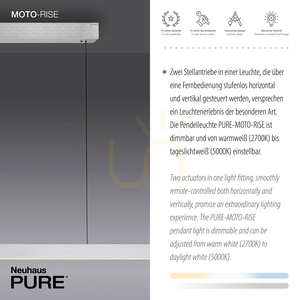 PURE MOTO-RISE 2545-95 Silver 3xLED taklampa 23 PURE MOTO-RISE 2545-95 Silver 3xLED taklampa small 23