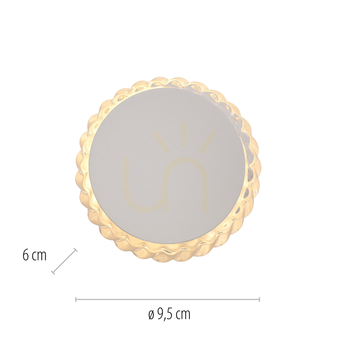 Förhandsvisning IGO 18700-16 Vägglampa, vit, 1xLED IGO 18700-16 Vägglampa, vit, 1xLED