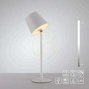 BOTERIA 19251-16 Vit bordslampa med 1 LED-lampa small 10