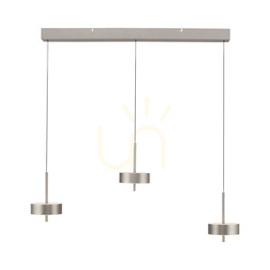Q-ROTATE 2248-95 Silver 3xLED taklampa small 13