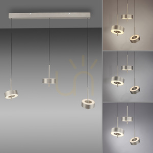 Q-ROTATE 2248-95 Silver 3xLED taklampa small 5