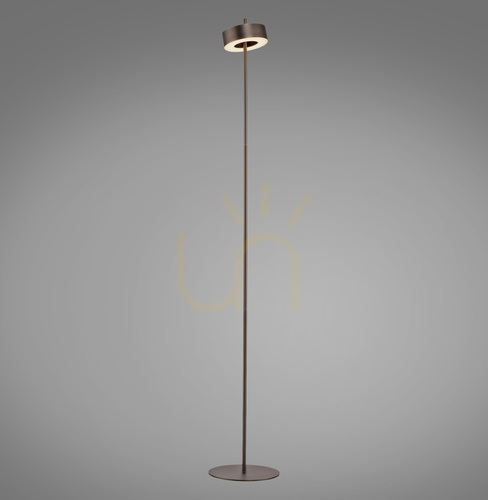 Kontrollera Q-ROTATE 324-34 golvlampa, brun, 1xLED
