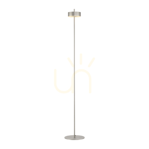 Q-ROTATE 324-95 golvlampa, silver, 1xLED small 7