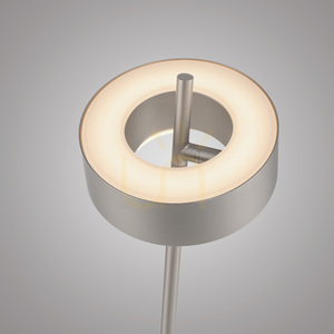 Q-ROTATE 324-95 golvlampa, silver, 1xLED small 9