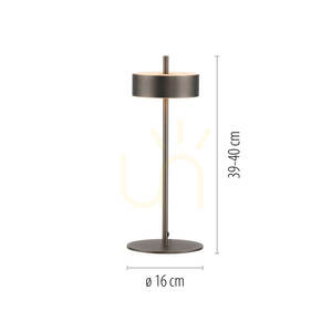 Q-ROTATE 4324-34 bordslampa, brun, 1xLED 8 Q-ROTATE 4324-34 bordslampa, brun, 1xLED small 8