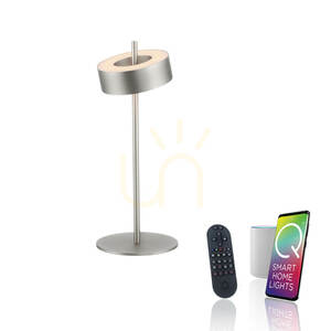Q-ROTATE 4324-95 bordslampa, silver, 1xLED small 1