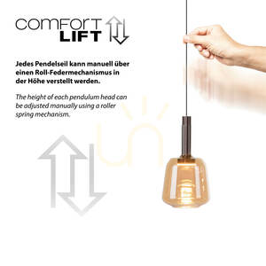 IRIDES 2679-70 Flerfärgad pendellampa med 3 LED-lampor 6 IRIDES 2679-70 Flerfärgad pendellampa med 3 LED-lampor small 6