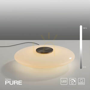 PURE VITRUM 4080-34 Bordslampa, brun, 1xLED small 11