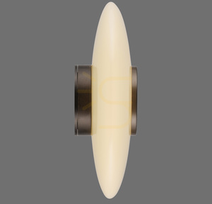 PURE VITRUM 6082-34 Brun vägglampa, 1xLED small 12