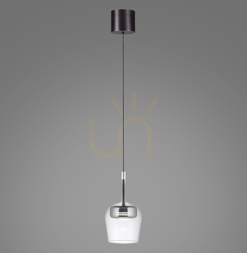 Kontrollera Q-KON 2741-21 Silver 1xLED-pendellampa
