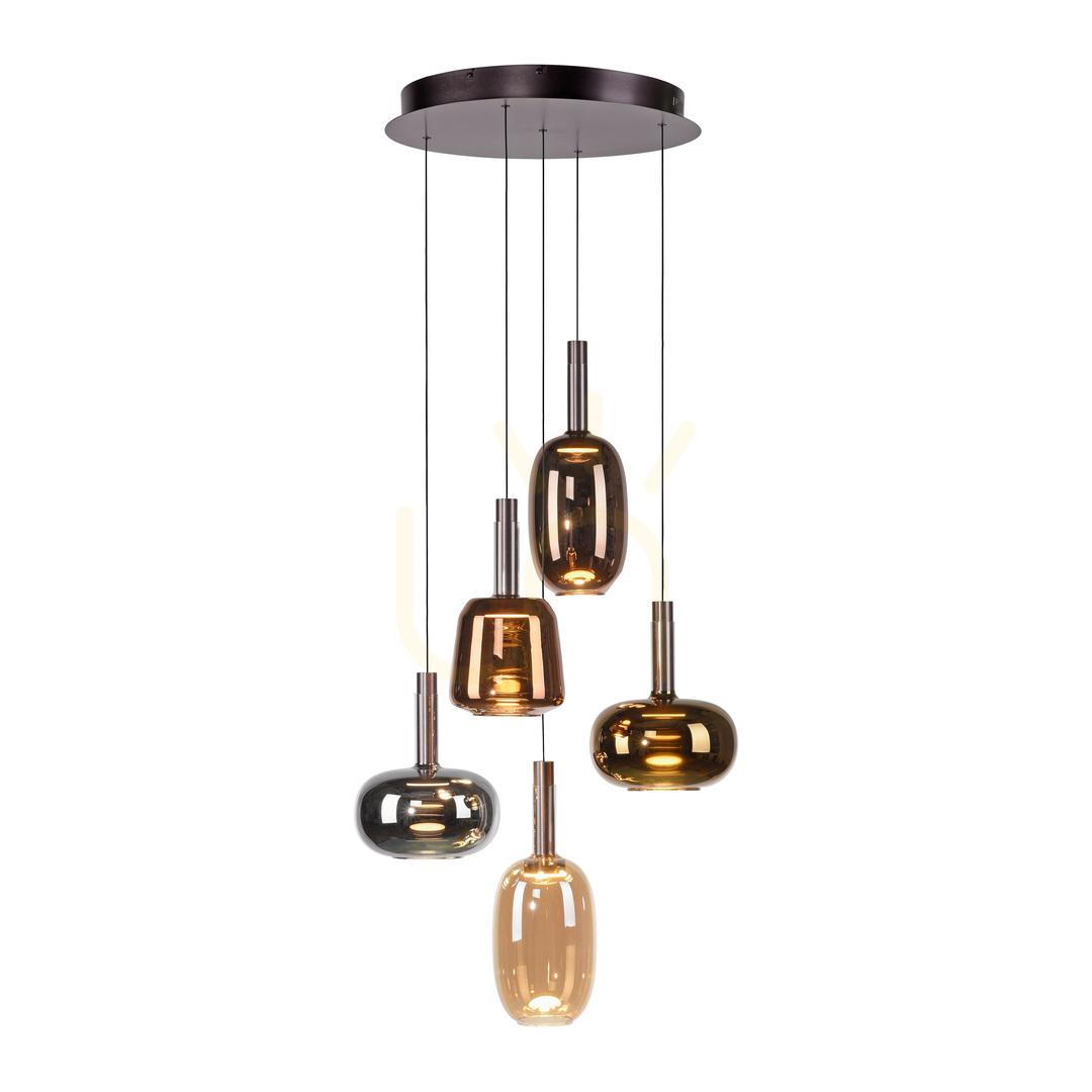 Kontrollera IRIDES 2682-70 Flerfärgad 5xLED-pendellampa IRIDES 2682-70 Flerfärgad 5xLED-pendellampa