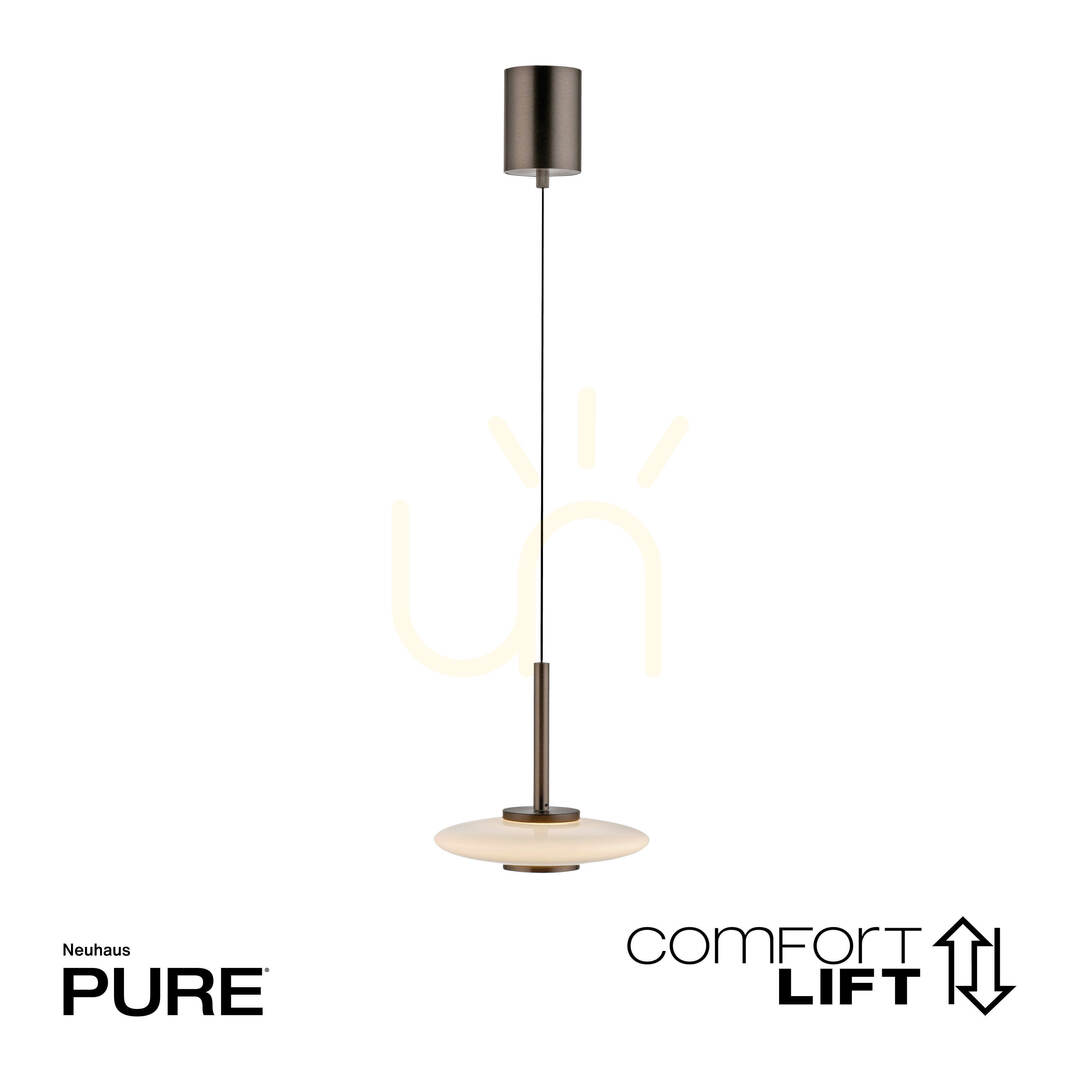 Utsikt PURE VITRUM 2053-34 Brun 2xLED-pendellampa PURE VITRUM 2053-34 Brun 2xLED-pendellampa