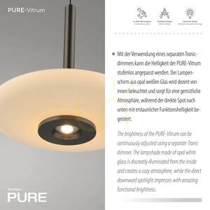 PURE VITRUM 2053-34 Brun 2xLED-pendellampa 3 PURE VITRUM 2053-34 Brun 2xLED-pendellampa small 3