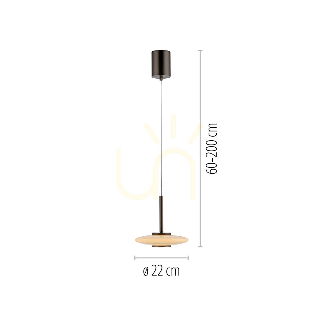 Display PURE VITRUM 2053-34 Brun 2xLED-pendellampa PURE VITRUM 2053-34 Brun 2xLED-pendellampa