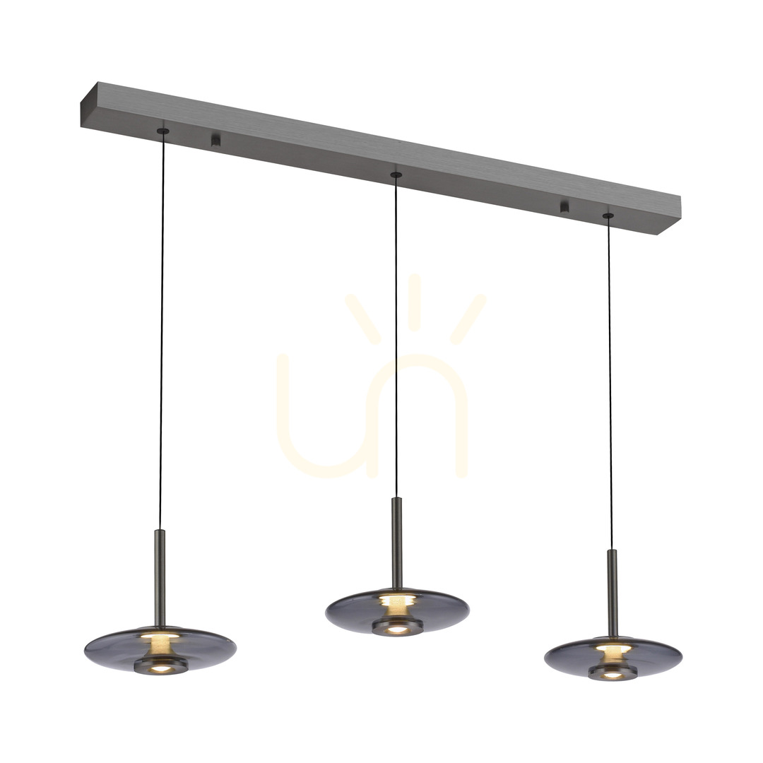 Kontrollera PURE VITRUM 2083-15 Grå 6xLED-pendellampa PURE VITRUM 2083-15 Grå 6xLED-pendellampa