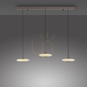 PURE VITRUM 2083-34 Brunt taklampa med 6 LED-lampor small 12